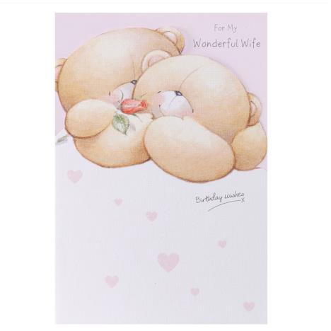 Wonderful Wife Forever Friends Birthday Card